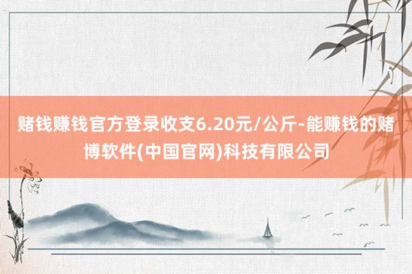赌钱赚钱官方登录收支6.20元/公斤-能赚钱的赌博软件(中国官网)科技有限公司