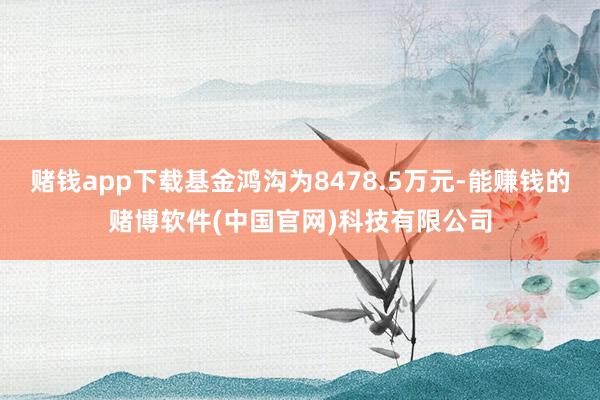 赌钱app下载基金鸿沟为8478.5万元-能赚钱的赌博软件(中国官网)科技有限公司