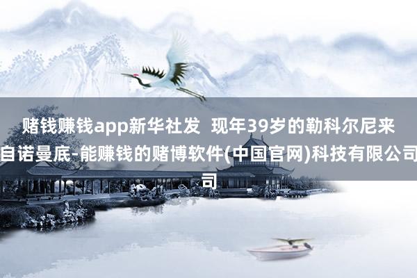 赌钱赚钱app新华社发  现年39岁的勒科尔尼来自诺曼底-能赚钱的赌博软件(中国官网)科技有限公司